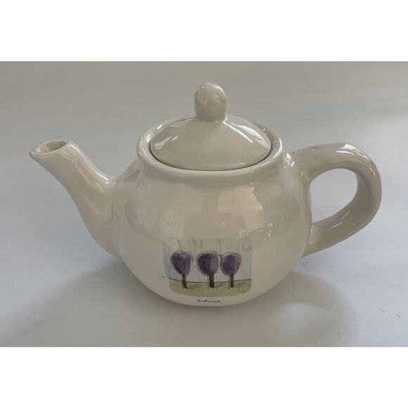 Pottery‎ Barn Tea Garden Tea Pot “BELIEVE” Rae Dunn Design 1.5 Quarts 6 Cup - Picture 1 of 10